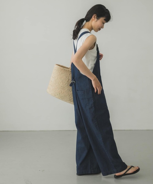 かぐれ（カグレ）の「デニムサロペット（サロペット/オーバーオール
