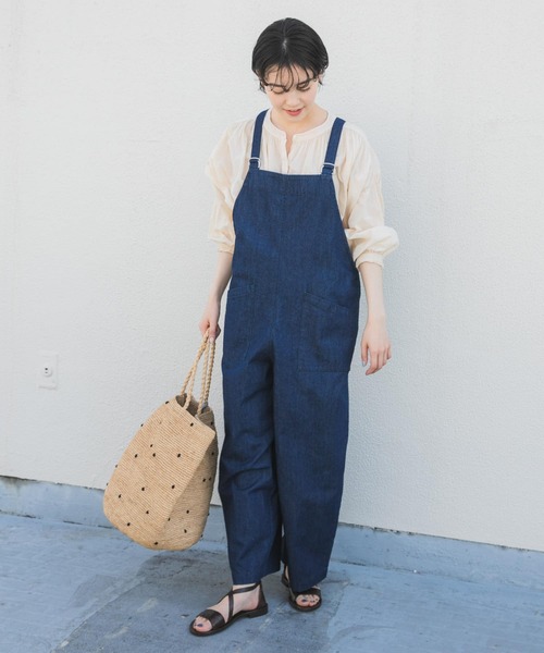 かぐれ（カグレ）の「デニムサロペット（サロペット/オーバーオール