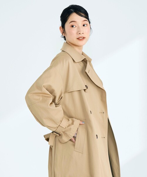 発売のたびに即完売する大人気アイテム】袖ボリュームトレンチコート