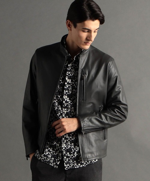 セール】ラムレザー ライダースブルゾン（ライダースジャケット