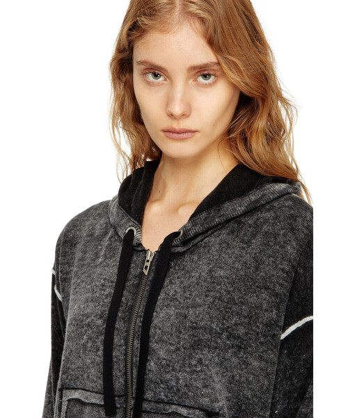 ウィメンズ ニットパーカー M-HERMINE（ニット/セーター）｜DIESEL