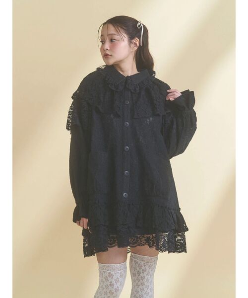 レースケープジャケット（テーラードジャケット）｜merry jenny