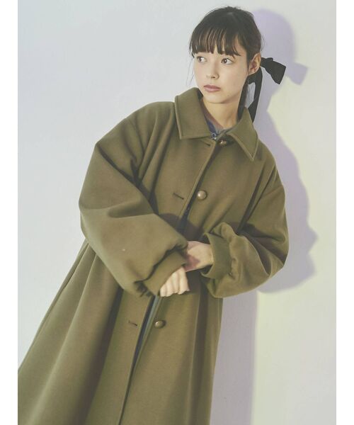 merry jenny（メリージェニー）の「ギャザースリーブAラインコート