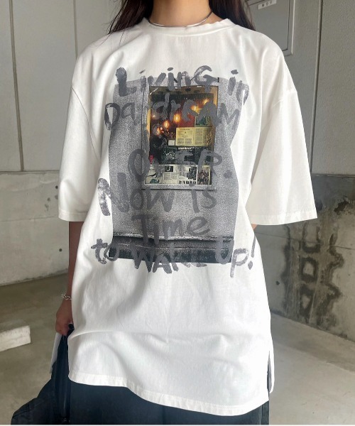 GRAFFITI THOUGHT TEE（Tシャツ/カットソー）｜Ameri（アメリ）の