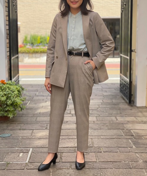 SUIT SELECT（スーツセレクト）の「【洗える2釦ダブルブレスト