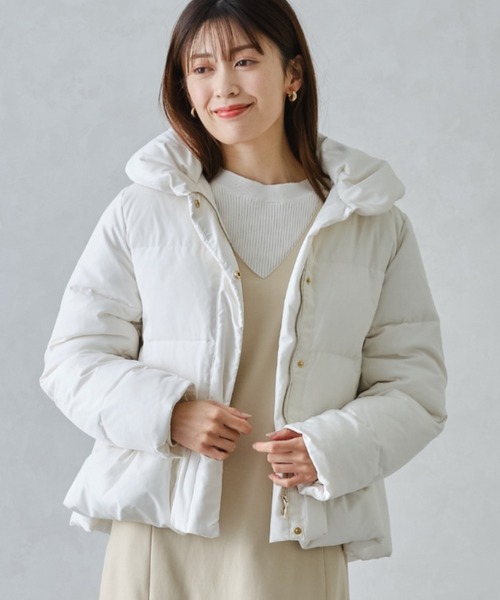 セール】ペプラムショートダウン/MM448607（ダウンジャケット/コート