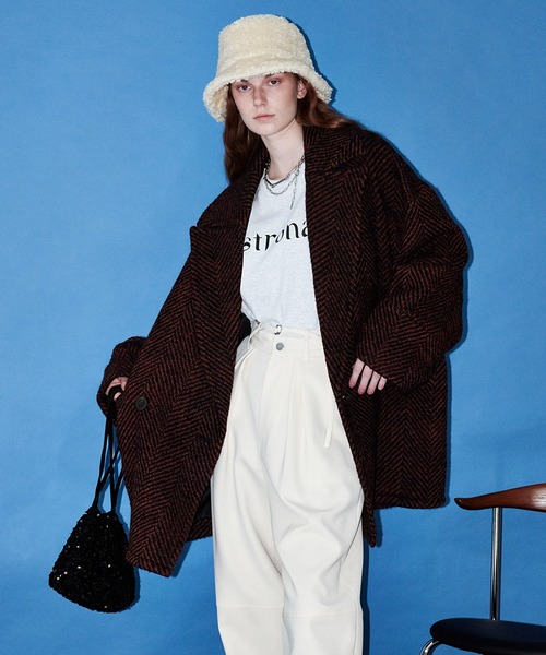 MAISON SPECIAL（メゾンスペシャル）の「ビッグヘリンボーンミドル