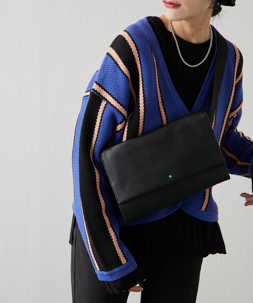 ear PAPILLONNER（イアパピヨネ）の「《本革》ワイドテープショルダー