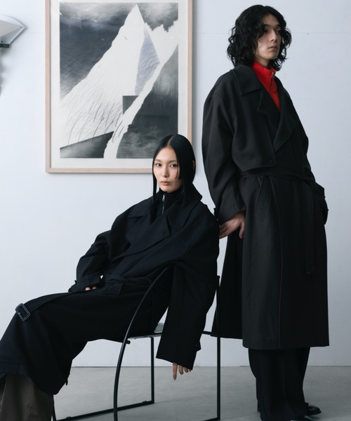 SINSS（シンス）の「Wide long trench coat / ワイドロングトレンチ