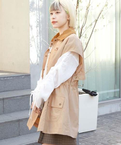 w closet（ダブルクローゼット）の「【2WAY】ケープハンティング