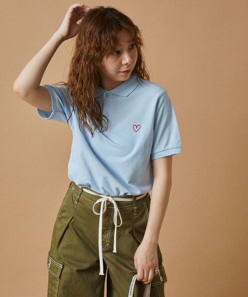 FREAK'S STORE（フリークスストア）の「ワンポイントハート刺繍