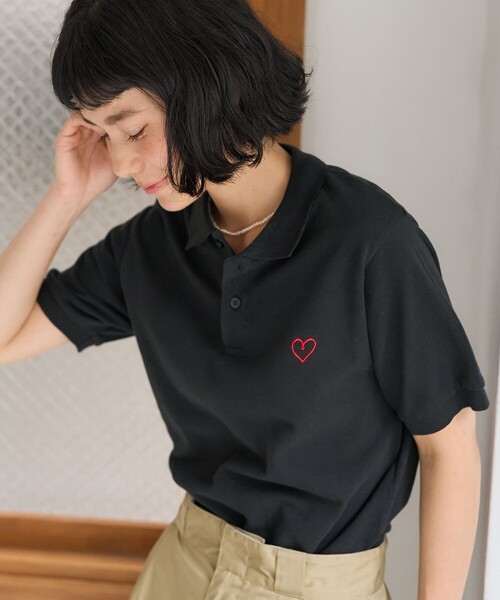 FREAK'S STORE（フリークスストア）の「ワンポイントハート刺繍