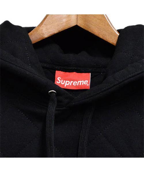 ブランド古着】Quilted Hooded Sweatshirt キルティングパーカー