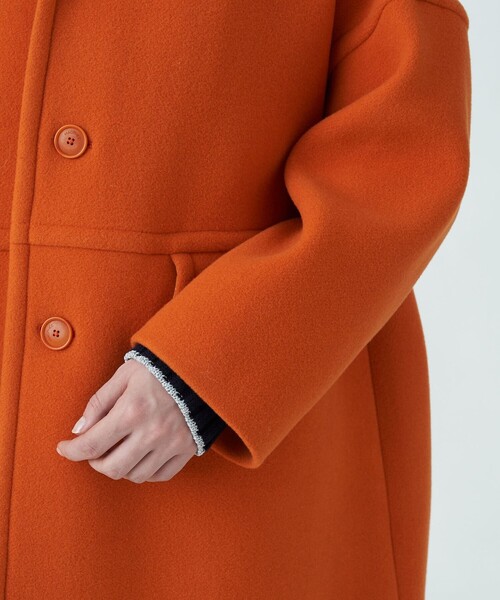 MACPHEE（マカフィー）の「パイルメルトン オーバーサイズドコート