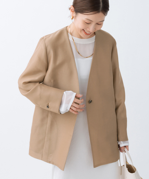 セール】シアージャケット（ノーカラージャケット）｜IENA（イエナ）の