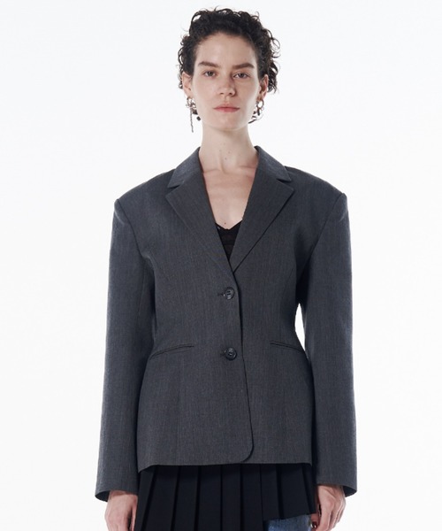 セール】WAIST CONSCIOUS PAT IN JACKET/ウエストコンシャスパットイン