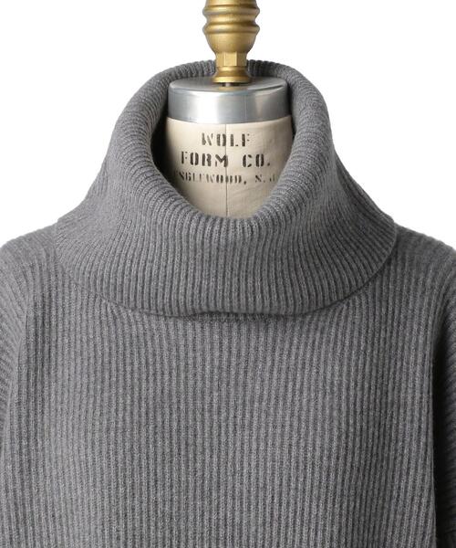 Drawer（ドゥロワー）の「Drawer 9G畦編みタートルネックニット