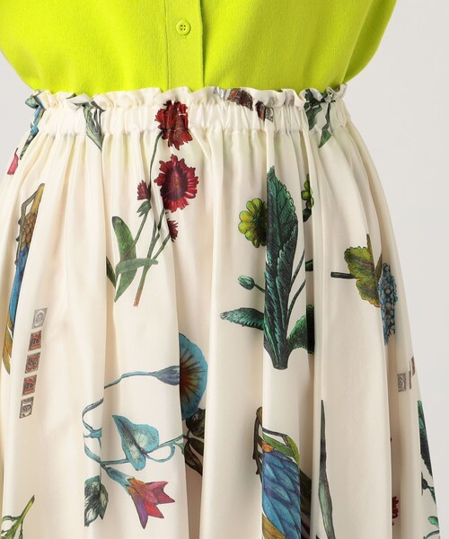 caban（キャバン）の「□CABaN シルク ボタニカルプリントロング