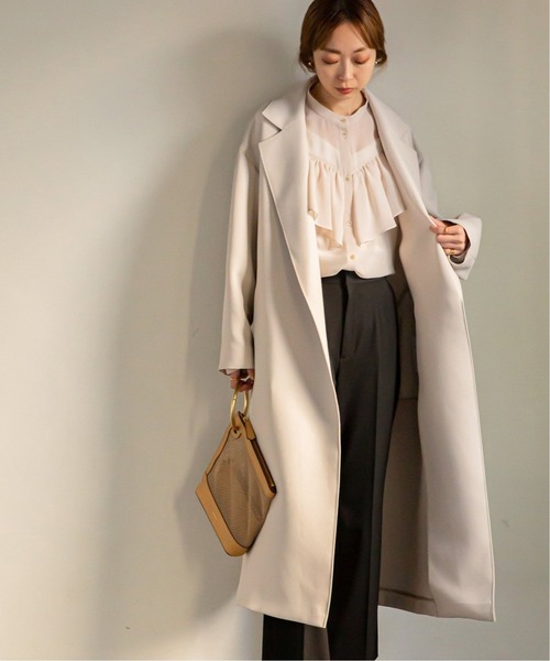 Noble（ノーブル）の「《追加2》トリプルクロスラフチェスターコート