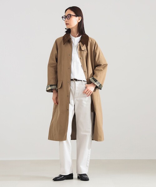 別注】BARBOUR / BURGHLEY ロングコート（ステンカラーコート