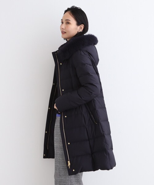 セール】【名品／撥水／抗菌防臭】ロング リサイクルダウンコート