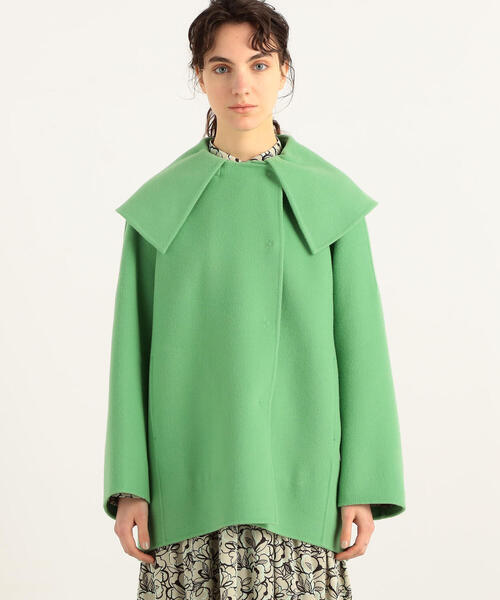 BALLSEY（ボールジィ）の「ウールビーバーメルトン ビッグカラーコート