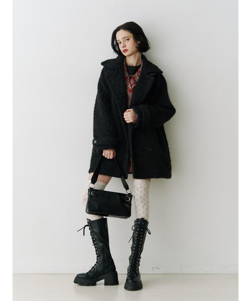 セール】Aラインミドルコート（ステンカラーコート）｜jouetie