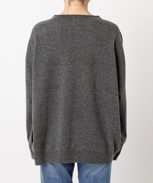 新色有り / 追加2》CHESSルーズボートネックプルオーバー（ニット