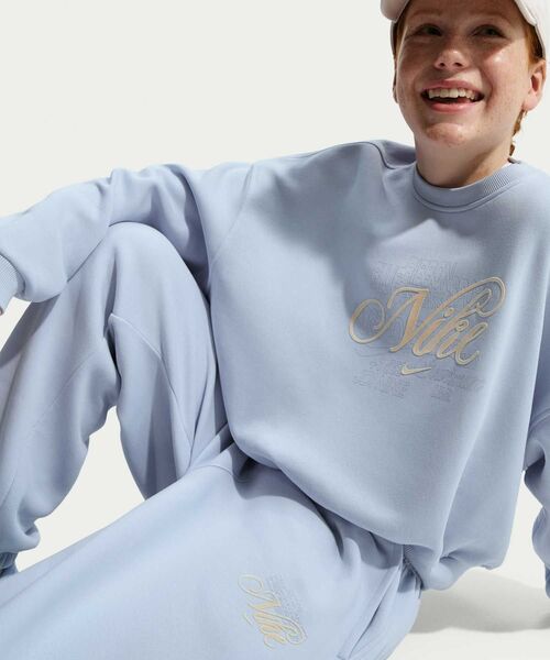 ナイキ スポーツウェア クラブ フリース ガールズ ルーズ グラフィック