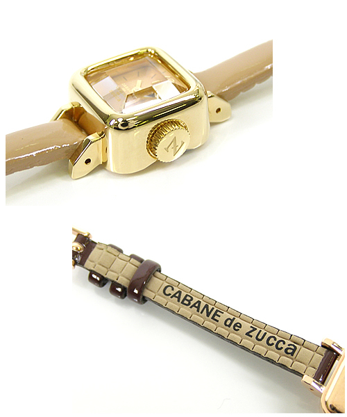 CABANE de ZUCCa（カバンドズッカ）の「キャラメル（アナログ腕時計