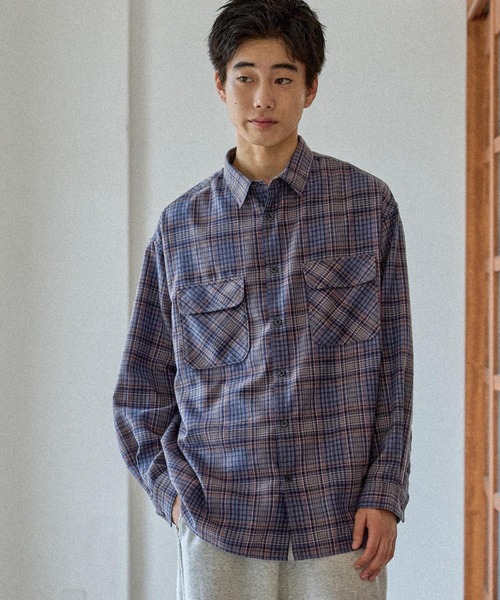 Naptim. (Nissy)チェック柄長袖シャツ ナップタイム 西島隆弘 naptime