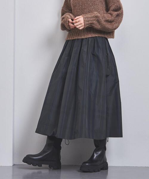 UNITED ARROWS（ユナイテッドアローズ）の「チェック タフタ フレア