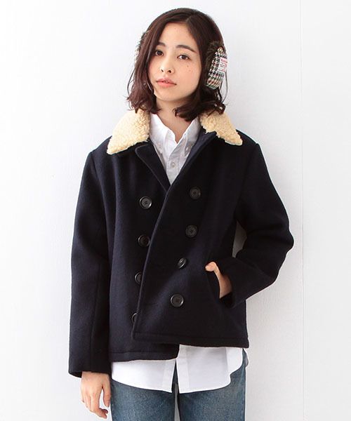 BEAMS BOY（ビームスボーイ）の「BEAMS BOY / 襟デタッチ Pコート