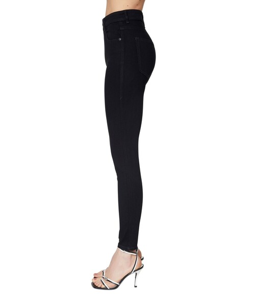 FW22 ウィメンズ ブラックデニム ハイウエスト スキニー ブラック