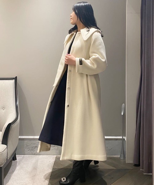 セルフォード ビッグカラーコート キャメル36 【公式通販】