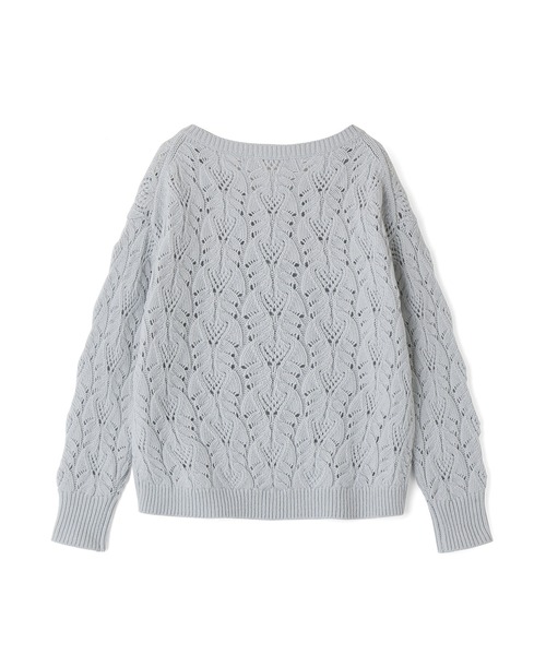 ANAYI（アナイ）の「ウールカシミヤレースケーブル プルオーバー