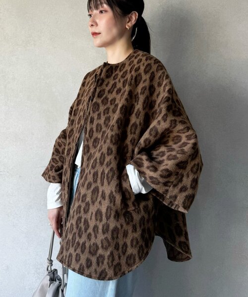 BEARDSLEY（ビアズリー）の「ウールポンチョコート（その他アウター