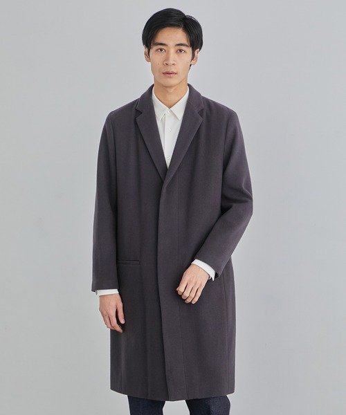 セール】【EC限定】スーパー100メルトンチェスターコート（チェスター