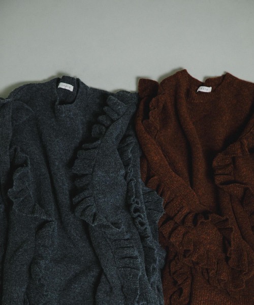 LAATO（ラート）の「frill frill knit（ニット/セーター）」 - WEAR