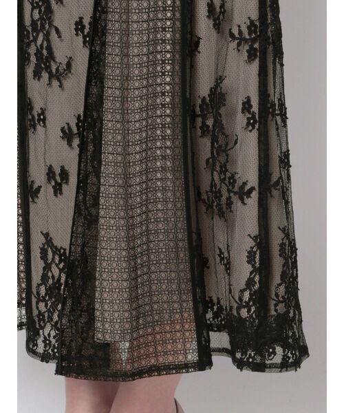 LAGUNAMOON（ラグナムーン）の「LADYパネルレースワンピース（ドレス