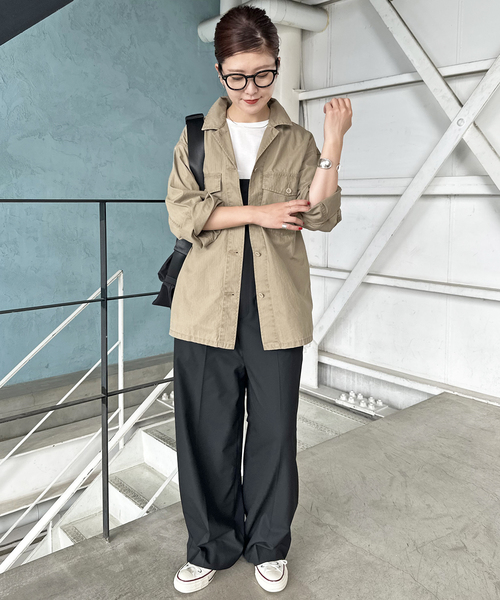 セール】≪WEB限定追加≫リップストップアーミーシャツ（その他