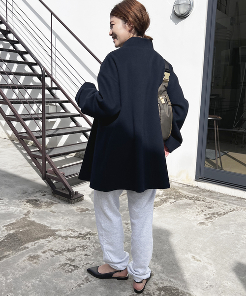 Spick & Span（スピックアンドスパン）の「W/Nyスタンドカラーリバー