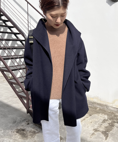 Spick & Span（スピックアンドスパン）の「W/Nyスタンドカラーリバー