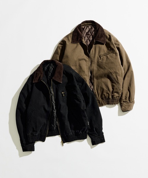 WETTEMPT（ウィテンプト）の「SULFUR DYED QUILTED TWILL BLOUSON