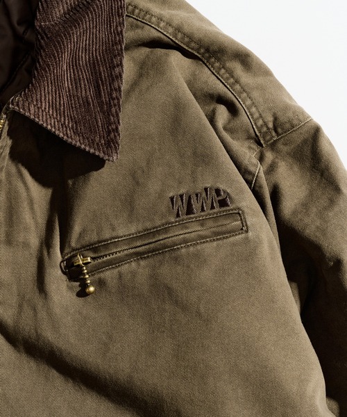 WETTEMPT（ウィテンプト）の「SULFUR DYED QUILTED TWILL BLOUSON