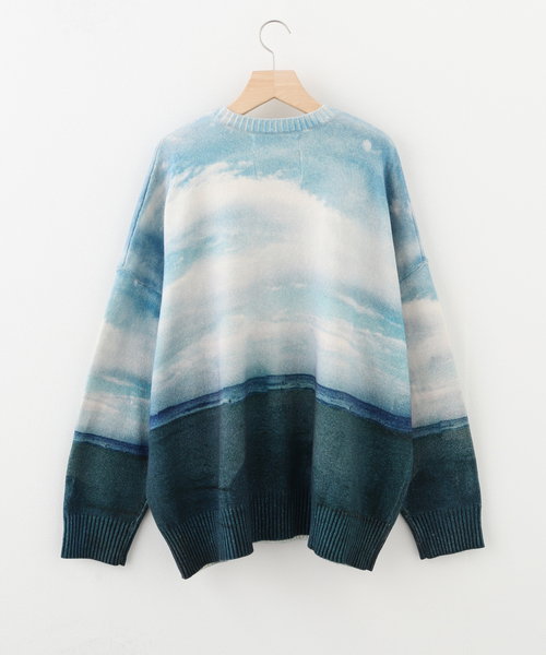 DAIRIKU / ダイリク】18SS Photo Pullover Knit（ニット/セーター