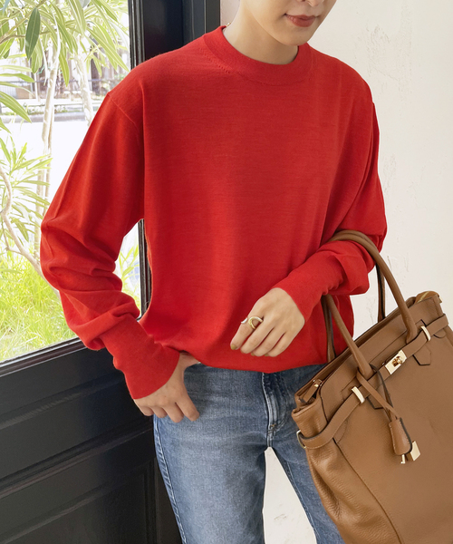 Spick & Span（スピックアンドスパン）の「18G クルーネックプル