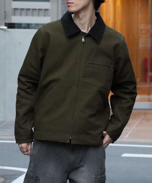 セール】【HOUSTON/ヒューストン】DUCK ZIP WORK JACKET /ダックジップ