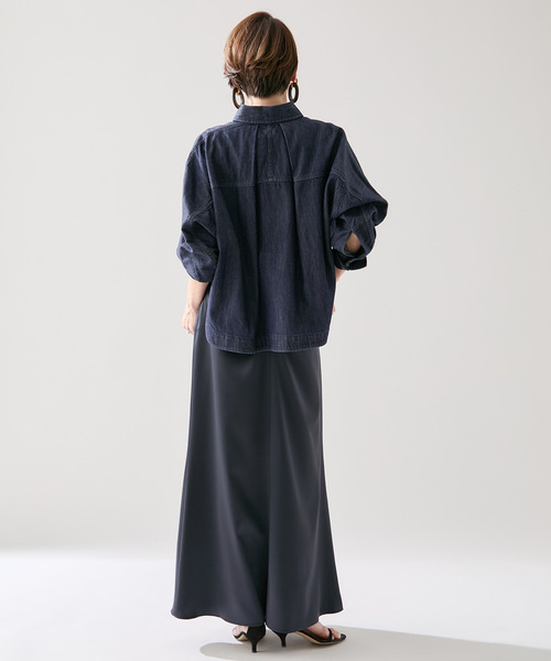 追加》デニムフォルムシャツ（シャツ/ブラウス）｜VERMEIL par iena