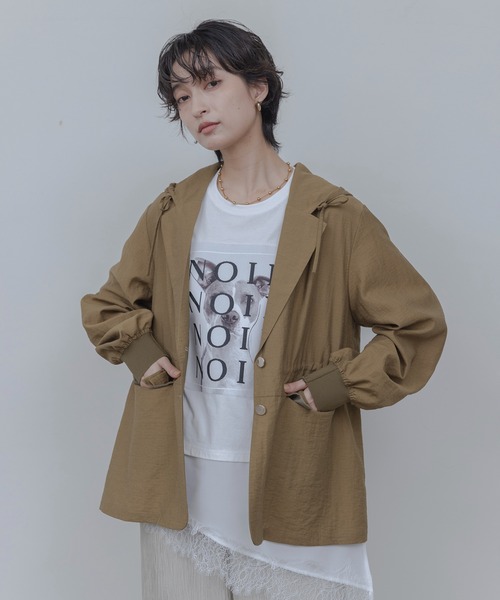 フーディー テーラードジャケット Eimee Law│Eimee Law & LHELBIE